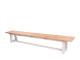 SUNS | Tuinbank Ovada 280 x 40 cm | Matt White